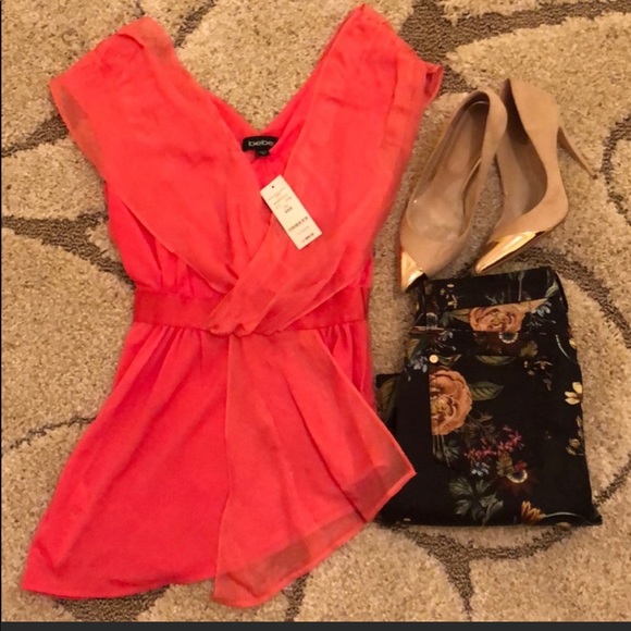 7 For All Mankind  Floral Skin Jean (Mid-Waist) - Picture 3 of 11